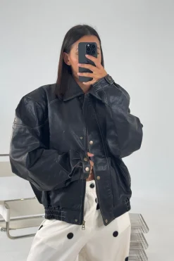 Jorja Bomber Jacket Vintage Black