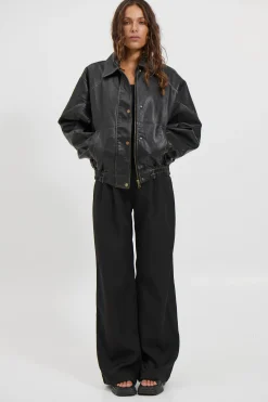 Jorja Bomber Jacket Vintage Black