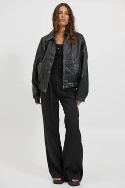 Jorja Bomber Jacket Vintage Black