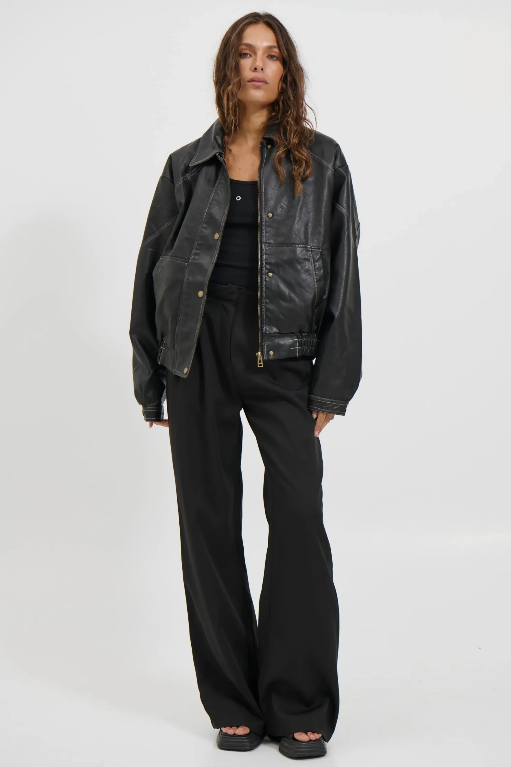 Jorja Bomber Jacket Vintage Black