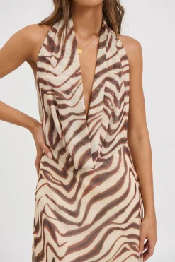 Josie Maxi Dress Brown