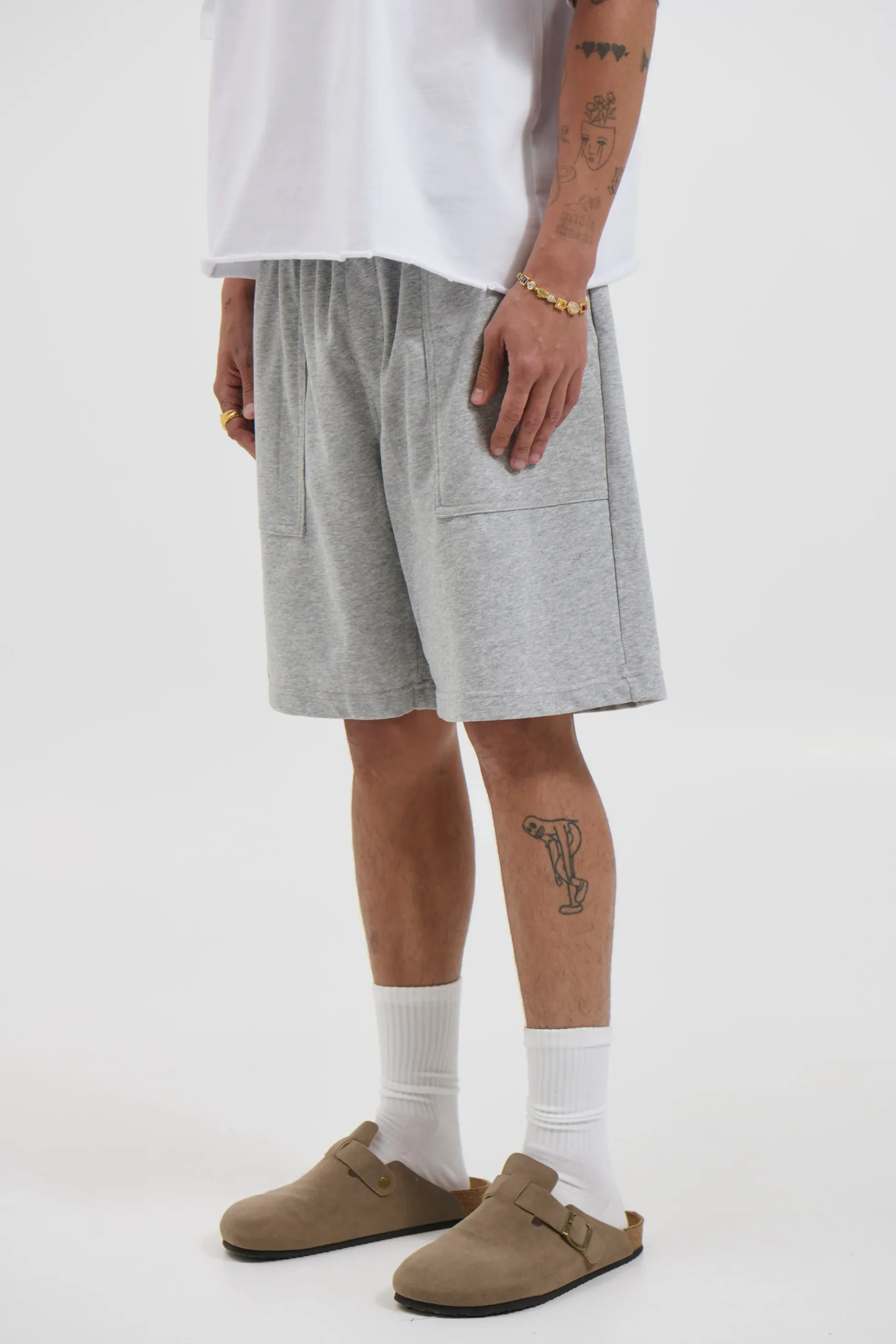 Jude Jersey Short Grey