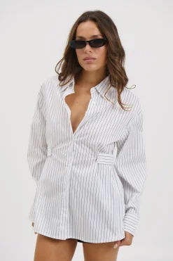 June Oversized Shirt White