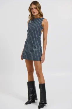 Kareena Mini Dress Blue