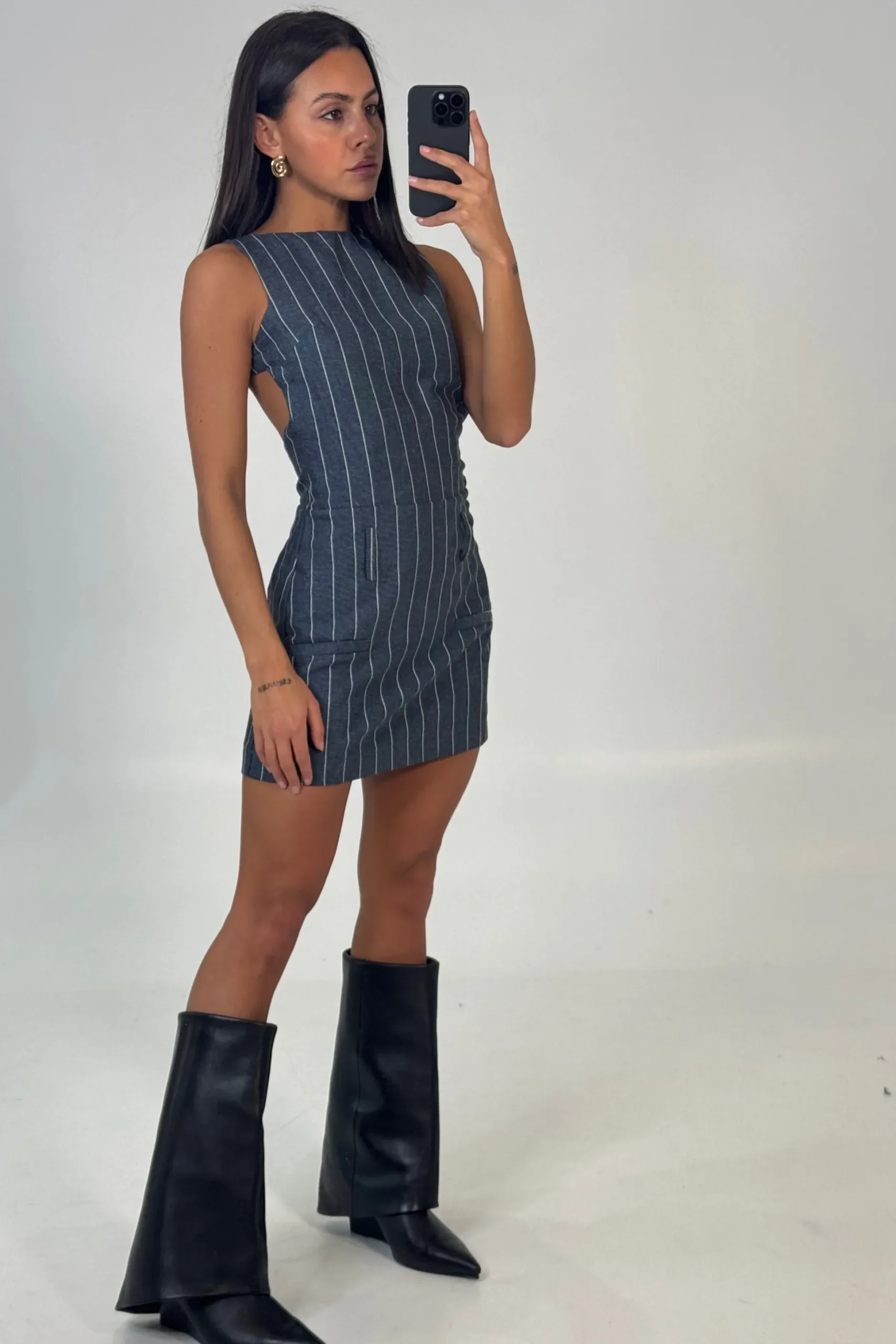 Kareena Mini Dress Blue