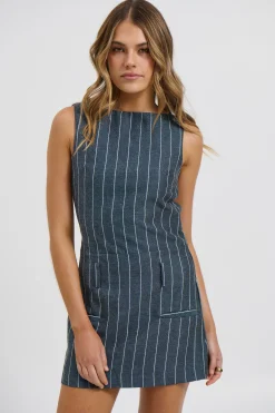 Kareena Mini Dress Blue