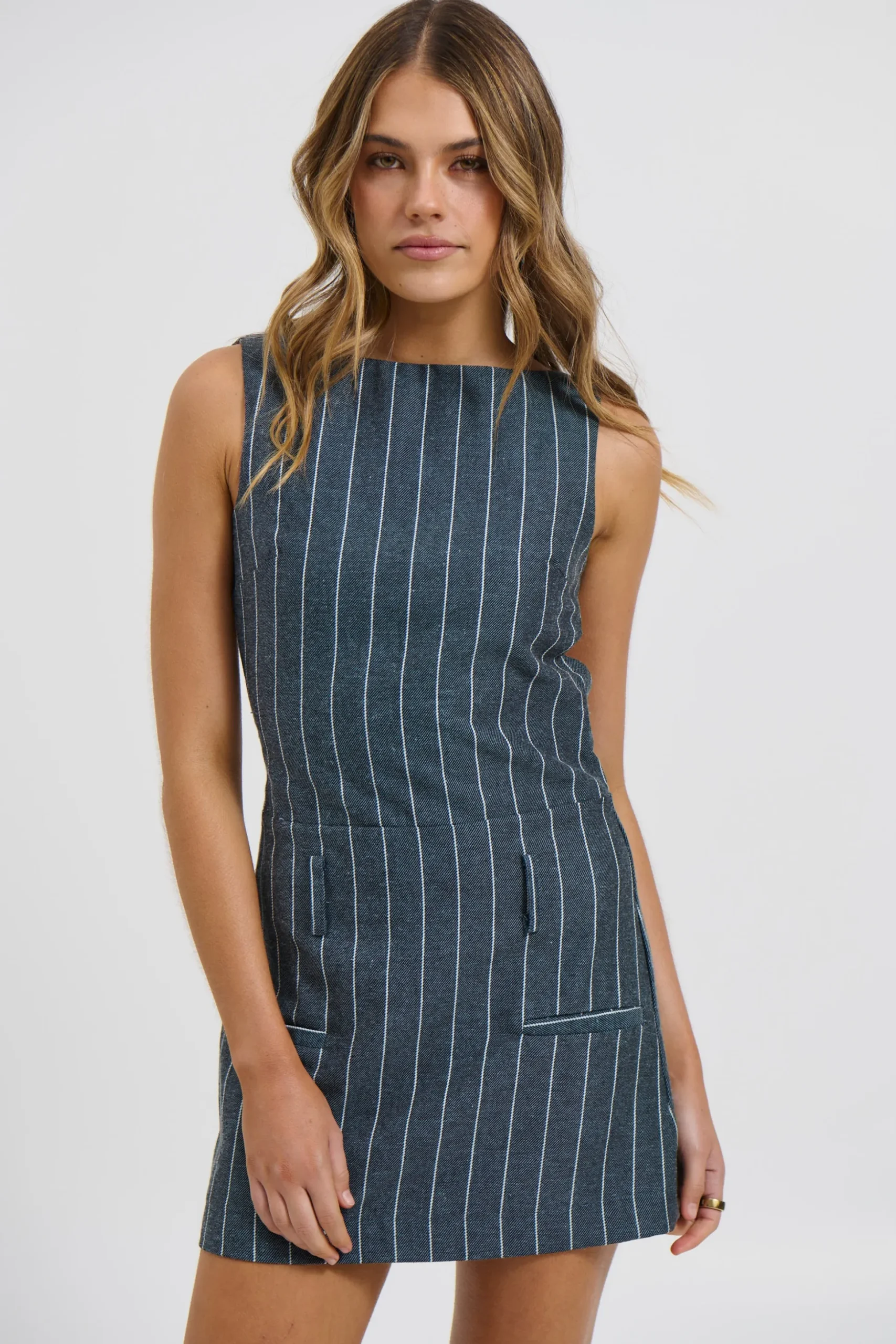 Kareena Mini Dress Blue