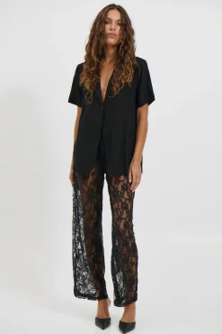 Karla Short Sleeve Shirt Black