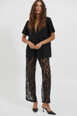 Karla Short Sleeve Shirt Black