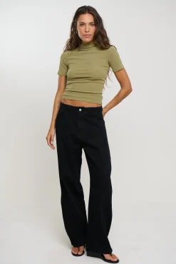 Katya Short Sleeve Olive