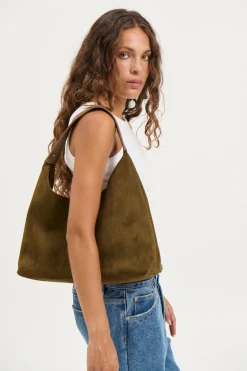 Kenny Suede Bag Olive