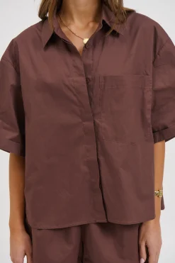 Kikki Shirt Chocolate