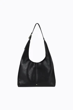 Kismet Slouch Bag Black Grain/Gold