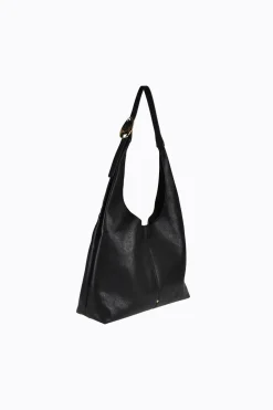 Kismet Slouch Bag Black Grain/Gold