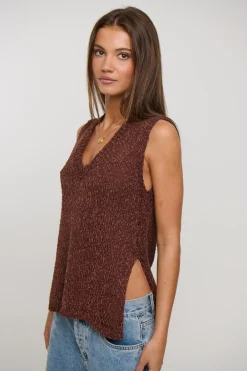 Kitt Knit Top Chocolate