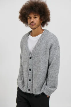 Knitted Oversize Cardigan Grey