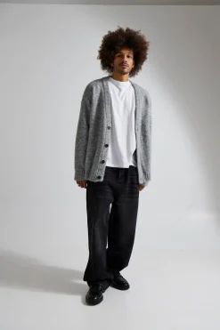 Knitted Oversize Cardigan Grey