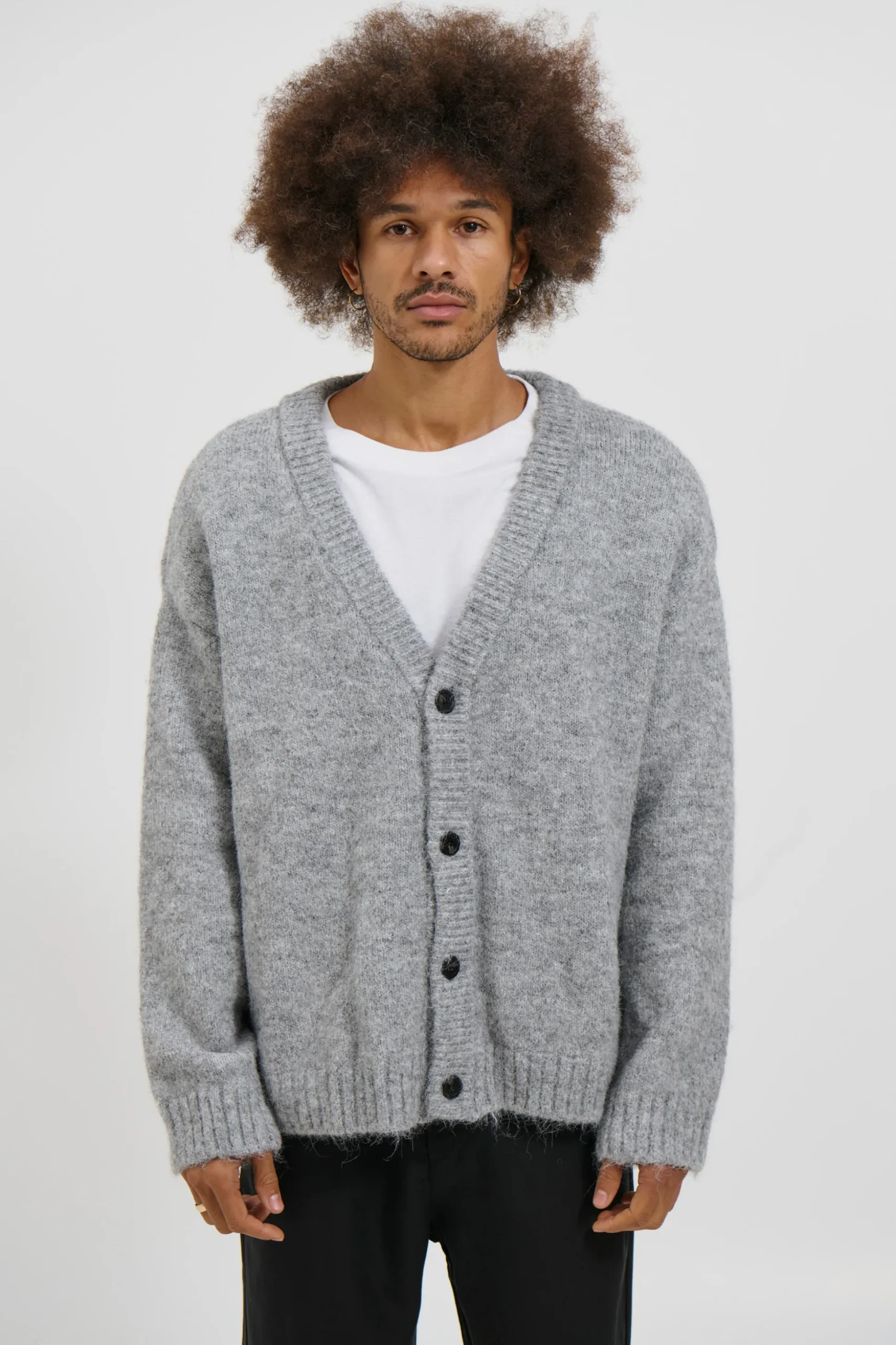 Knitted Oversize Cardigan Grey