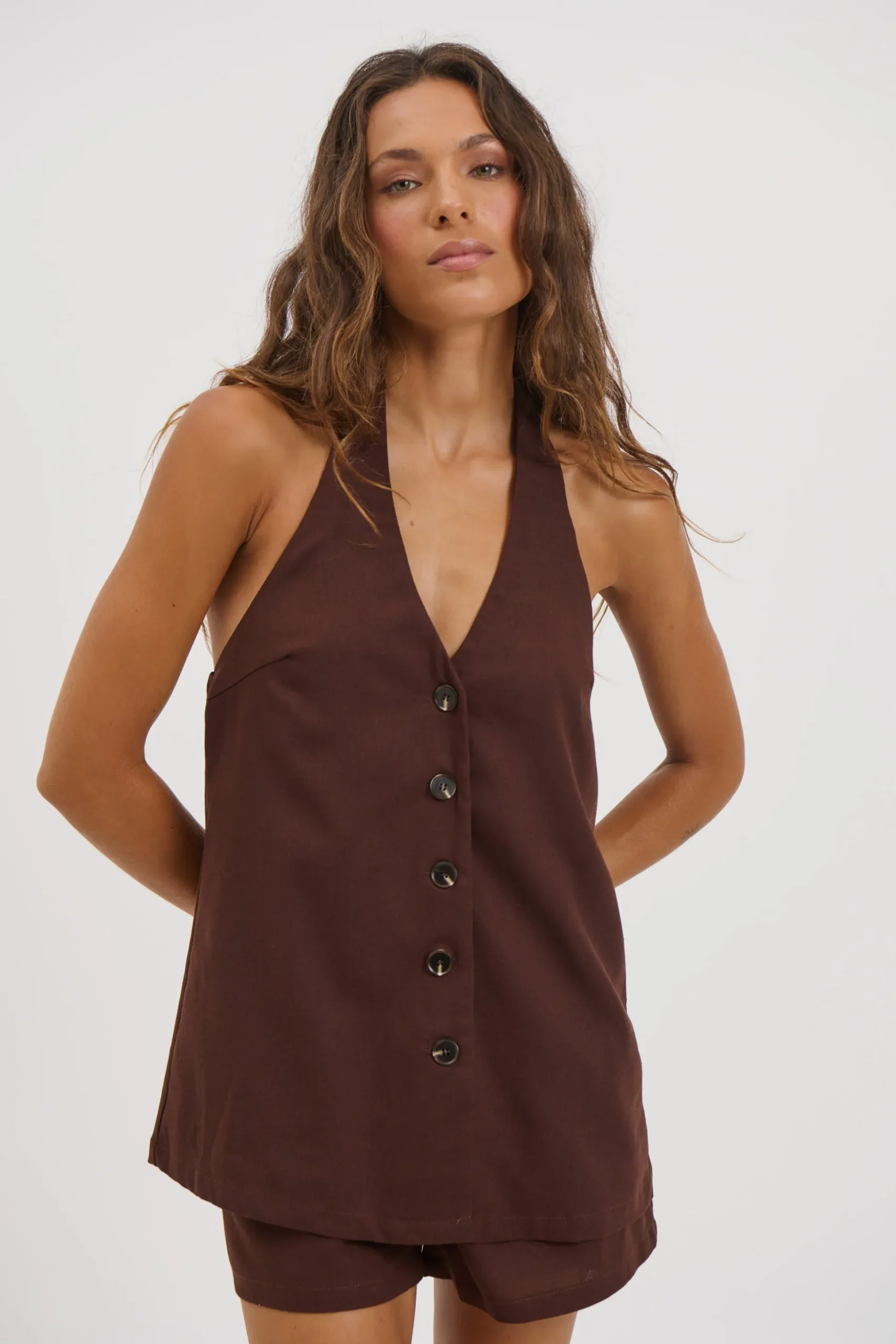 Koa Vest Chocolate