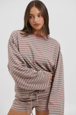 Kourt Bloomers Muted Pastel Stripe