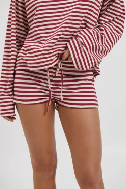 Kourt Bloomers Wine Stripe