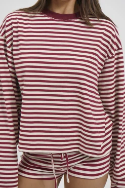 Kourt Bloomers Wine Stripe