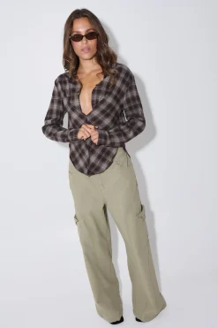 Leah Shirt Dark Grey