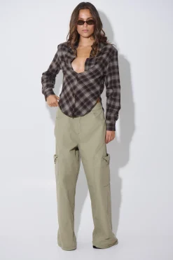 Leah Shirt Dark Grey