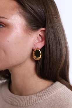 Letisha Stud Earring 18k Gold Plated