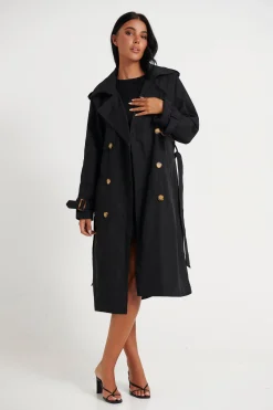 Lia Trench Black