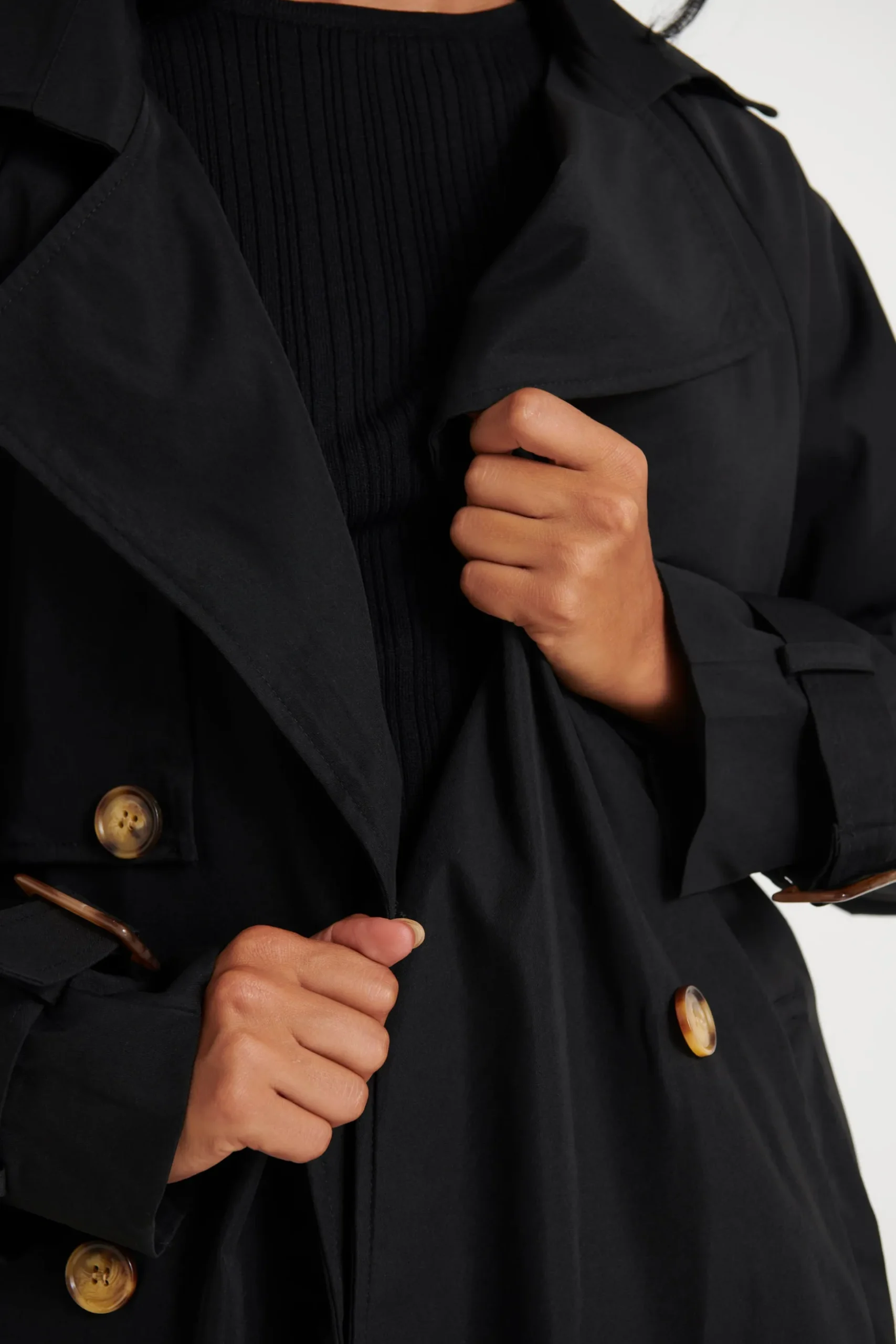 Lia Trench Black