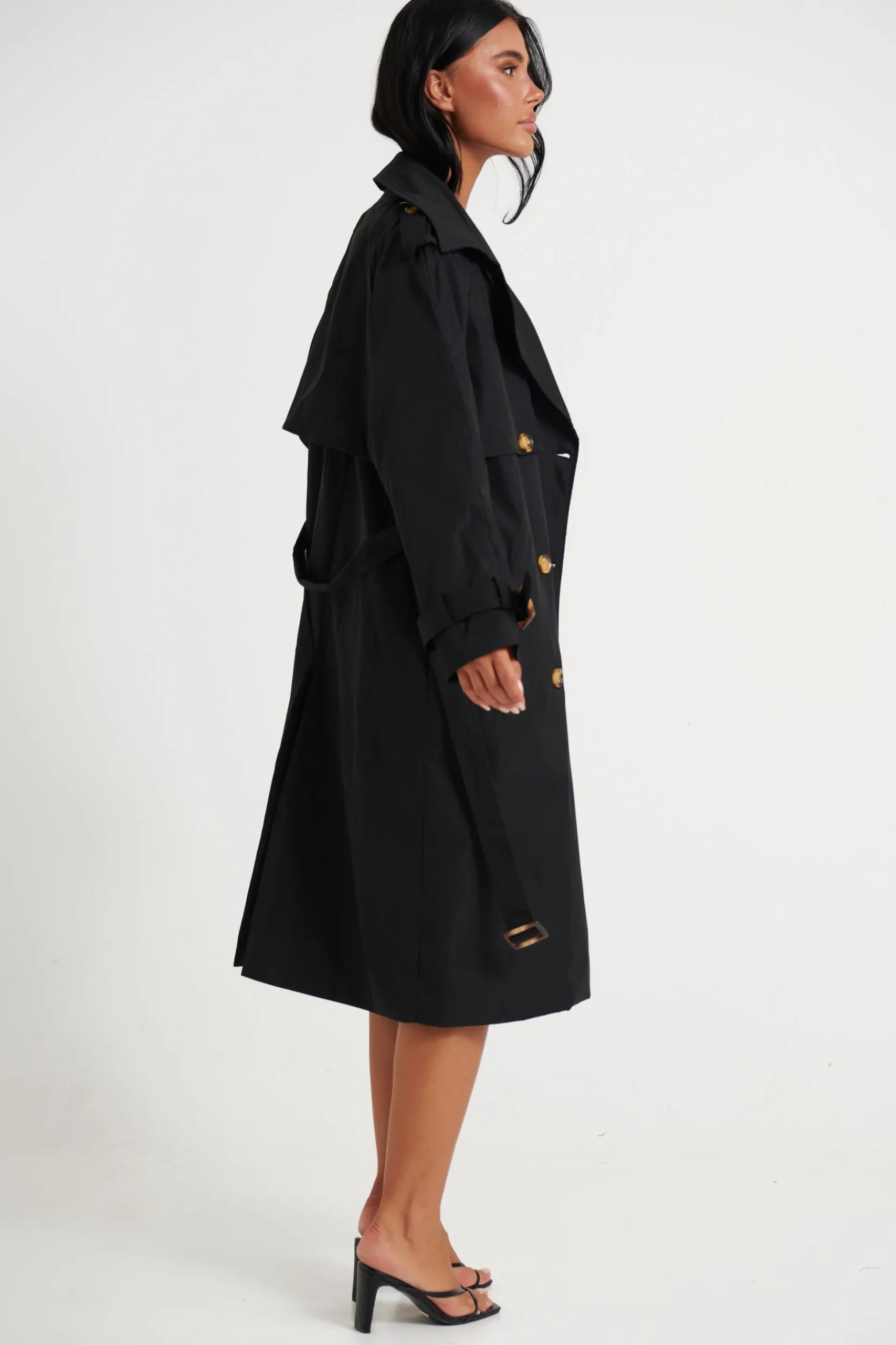 Lia Trench Black