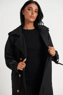 Lia Trench Black