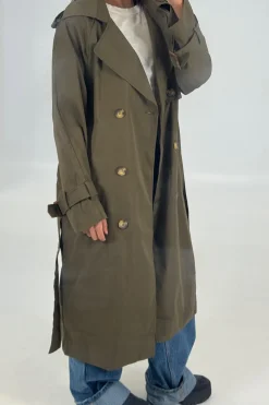 Lia Trench Olive