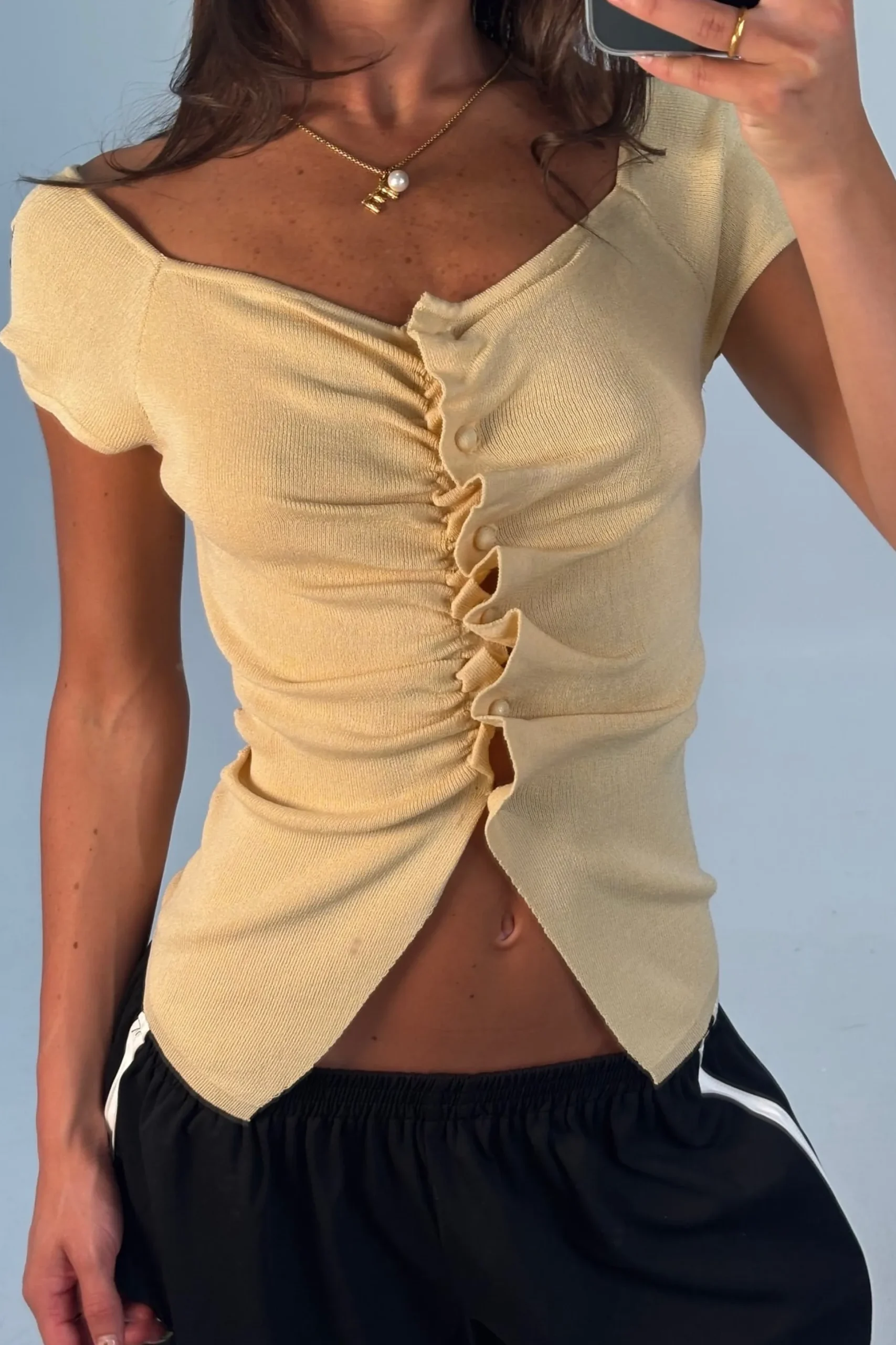 Lilly Button Up Butter