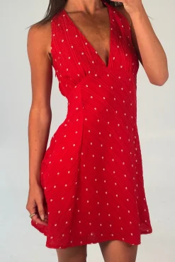 Liza Mini Dress Cherry