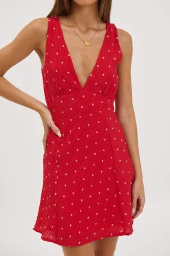 Liza Mini Dress Cherry
