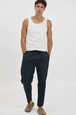 Locky Straight Pant Navy