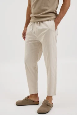 Locky Straight Pant Stone