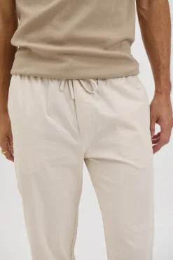 Locky Straight Pant Stone