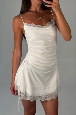 Logan Mini Dress White