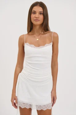 Logan Mini Dress White