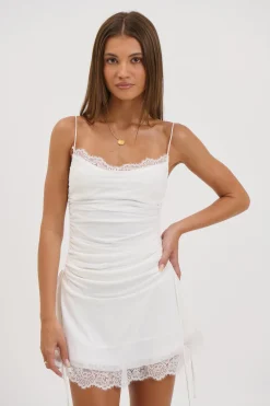 Logan Mini Dress White