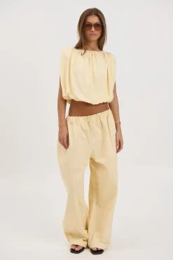 Louisa Bubble Top Lemon