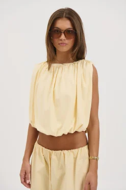 Louisa Bubble Top Lemon