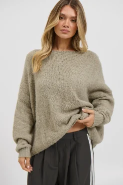 Louise Knit Olive