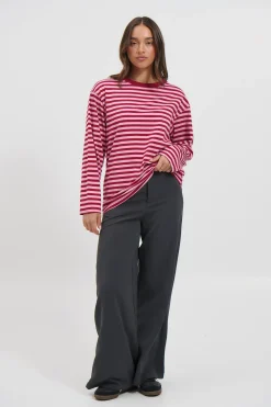 Madi Long Sleeve Strawberry