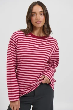 Madi Long Sleeve Strawberry