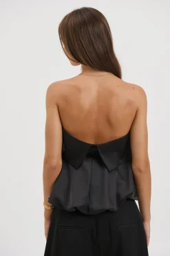 Makenzie Strapless Top Black