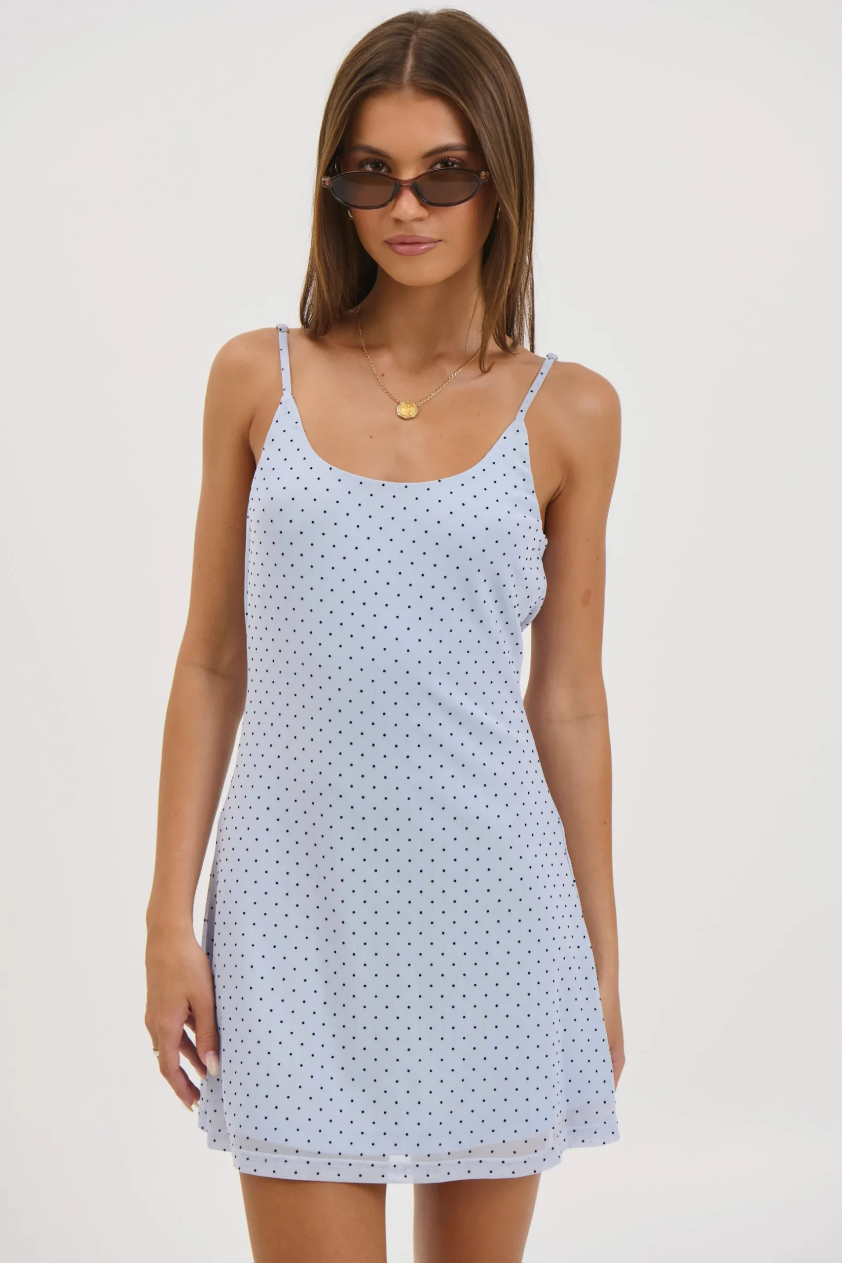 Malia Mini Dress Baby Blue